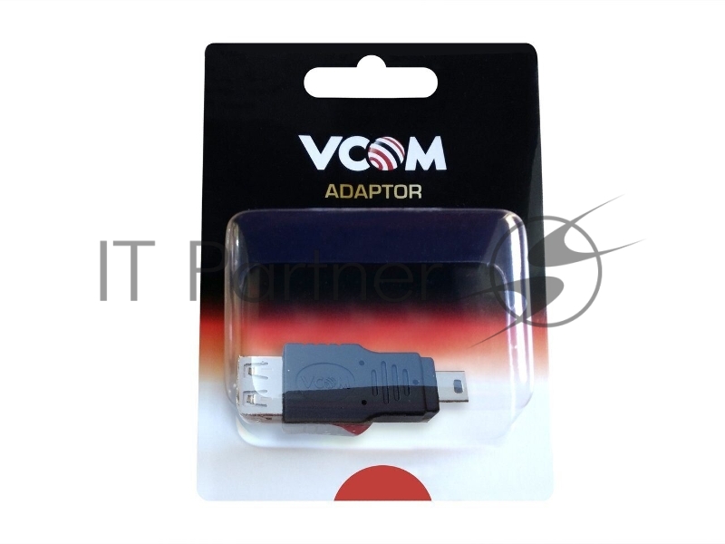 Переходник AF/miniBm USB 2.0 VCOM переходник USB(мама) на miniUSB, CA411