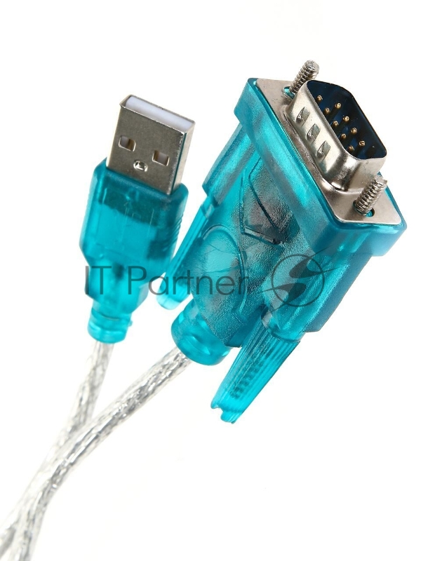 Кабель AM/Com port 9pin 1.2м Aopen/Qust адаптер USB -> RS232, DE9P (добавляет в систему новый COM порт), ACU804