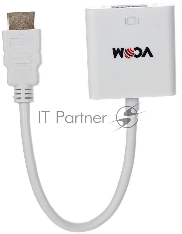 Переходник VCOM CG558 Кабель-переходник HDMI(M) -> VGA(F)