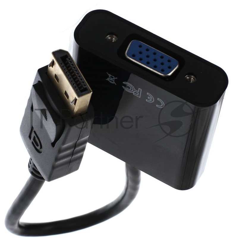 Кабель-переходник DP --> VGA-F 0,2m , Telecom (TA522)
