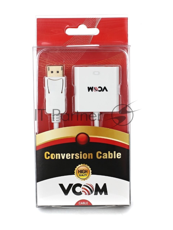 Кабель VCOM CG603 Кабель-переходник DisplayPort M-> VGA F 0.15м