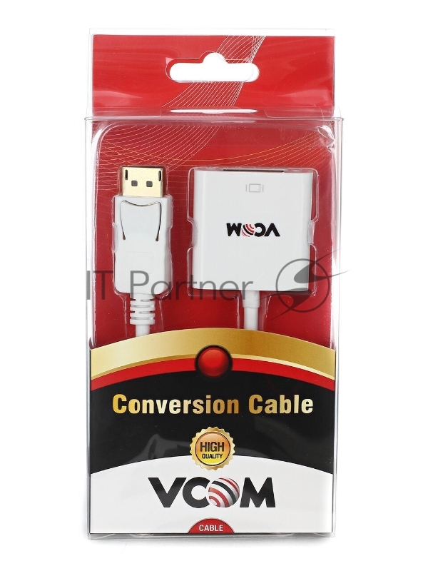 Кабель-переходник VCOM DisplayPort M-> DVI F 0.15м <CG602>