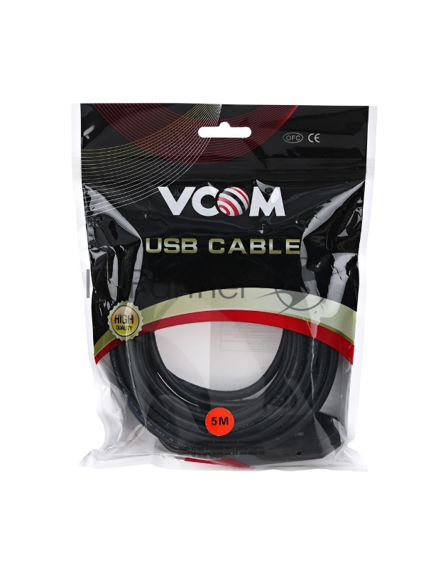 Кабель-адаптер USB3.0-repeater, удлинительный активный <Am-->Af> 5м VCOM