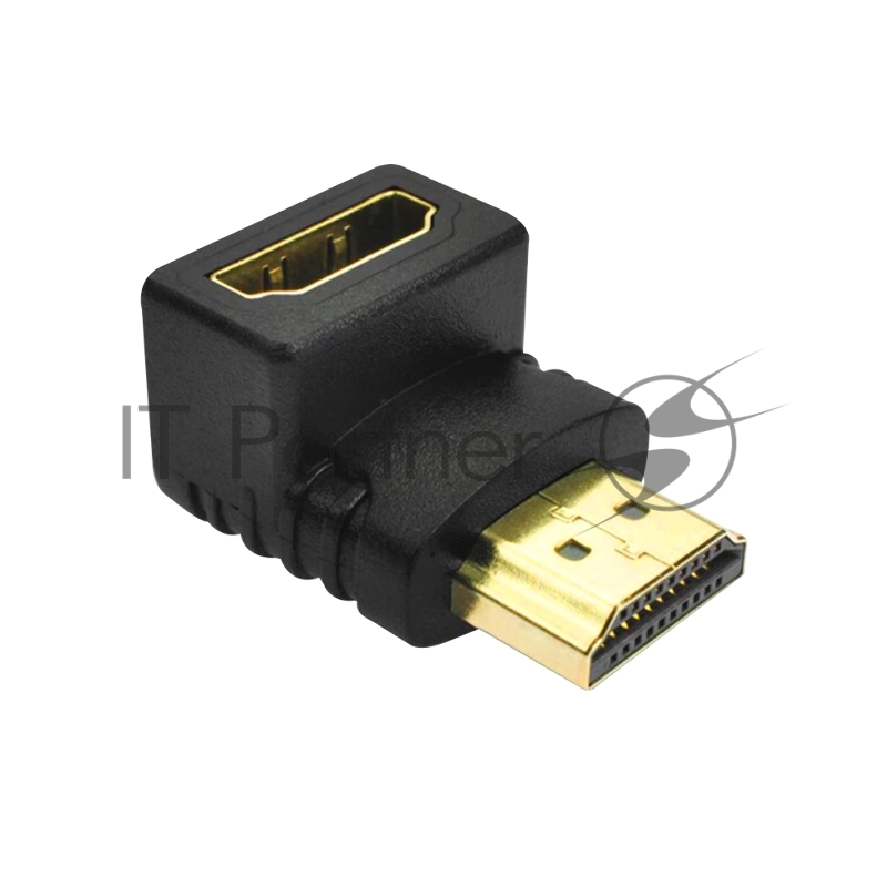 Переходник Greenconnect HDMI-HDMI 19M / 19F верхний угол, (GCR-CV304)