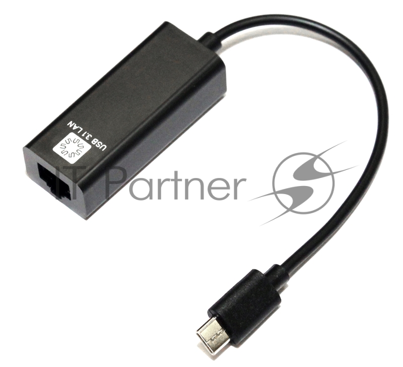 Кабель-адаптер 5bites UA3C-45-08BK USB3.1 / RJ45 100MB / BLACK