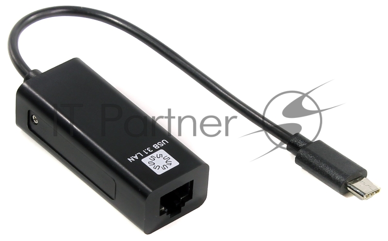Кабель-адаптер 5bites UA3C-45-08BK USB3.1 / RJ45 100MB / BLACK