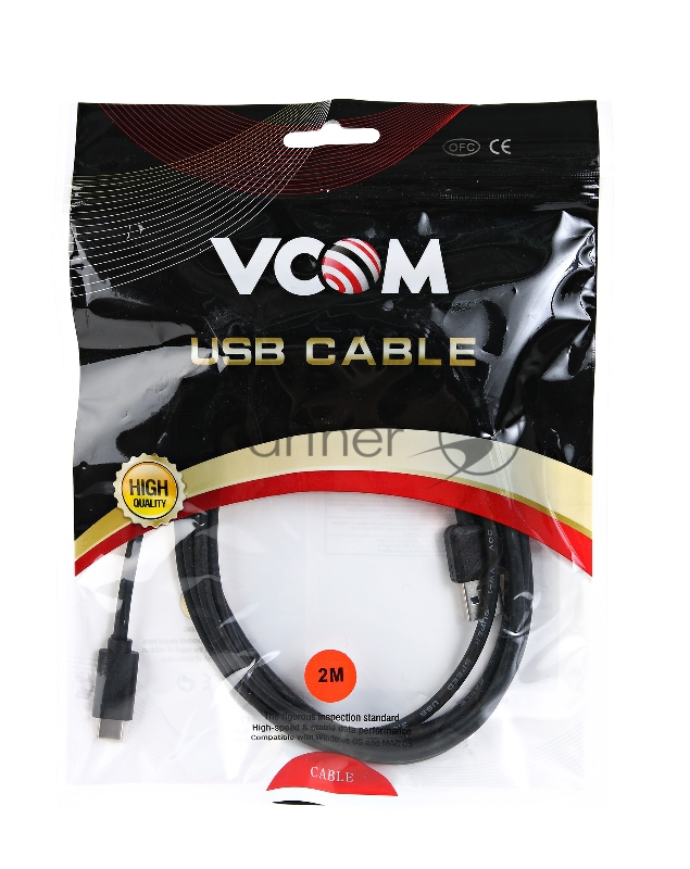 Кабель-адаптер USB 3.1 Type-Cm --> USB 3.0 Am, 2м VCOM <CU401-2M> Кабель-адаптер USB 3.1 Type-Cm --> USB 3.0 Am, 2м VCOM <CU401-2M>