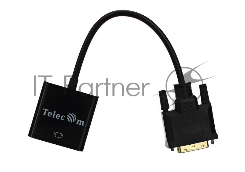 Кабель-переходник VCOM DVI-D 25M ---> VGA 15F Telecom <TA491> Кабель-переходник DVI-D 25M ---> VGA 15F Telecom <TA491>