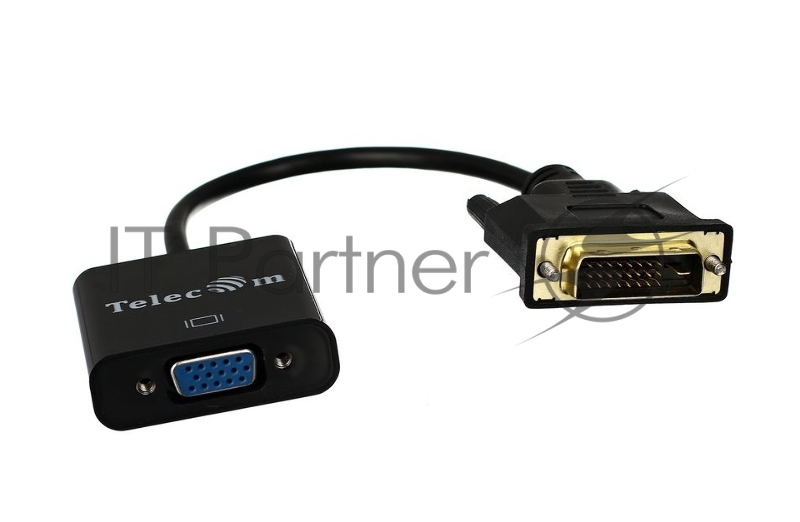 Кабель-переходник VCOM DVI-D 25M ---> VGA 15F Telecom <TA491> Кабель-переходник DVI-D 25M ---> VGA 15F Telecom <TA491>