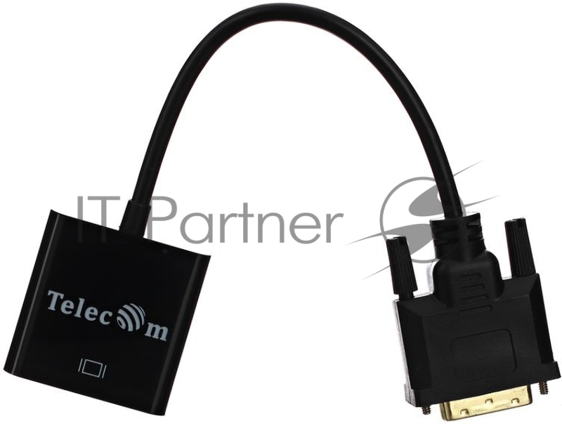 Кабель-переходник VCOM DVI-D 25M ---> VGA 15F Telecom <TA491> Кабель-переходник DVI-D 25M ---> VGA 15F Telecom <TA491>