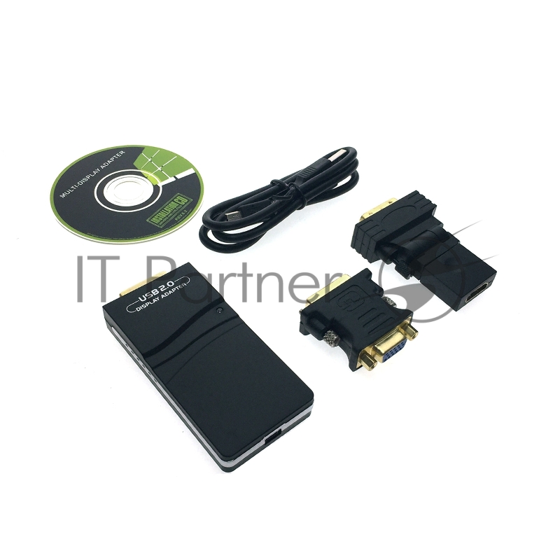 Переходник Espada Конвертер USB to DVI/HDMI/VGA (1080разр.), H000USB