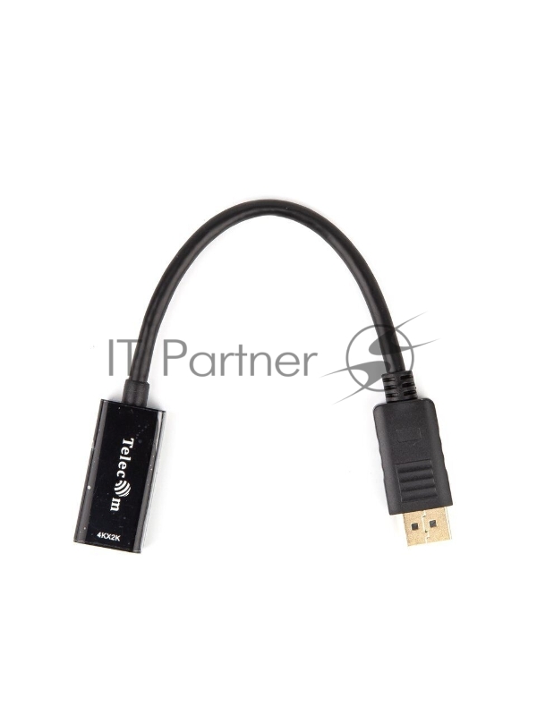 Кабель-переходник DP --> HDMI-F 4K@30Hz 0.2m , Telecom (TA801)