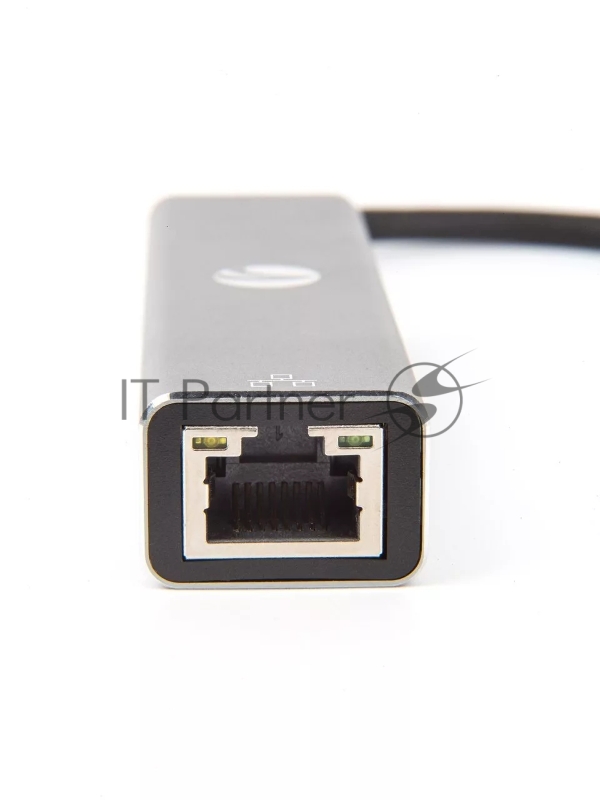 Кабель-концентратор USB 3.1 Type-Cm --> RJ-45+3port USB3.0(f) Aluminum Shell VCOM <DH311A>