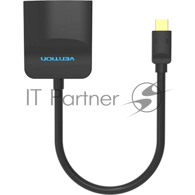 Адаптер-переходник Vention mini DisplayPort 20M > HDMI F Чёрный (HBCBB)