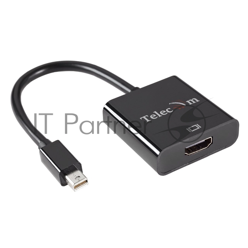 Кабель-переходник VCOM Mini DisplayPort (M) -> HDMI (F), 4K@60Hz, Telecom (TA6056) Кабель-переходник Mini DisplayPort (M) -> HDMI (F), 4K@60Hz, Telecom (TA6056)