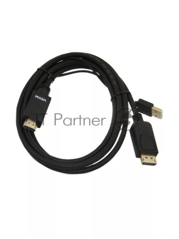 Кабель-переходник HDMI(M) +USB---> DP(M) 4K*30Hz 1.8M, VCOM [CG599C-1.8M) Кабель-переходник HDMI(M) +USB---> DP(M) 4K*30Hz 1.8M, VCOM [CG599C-1.8M)
