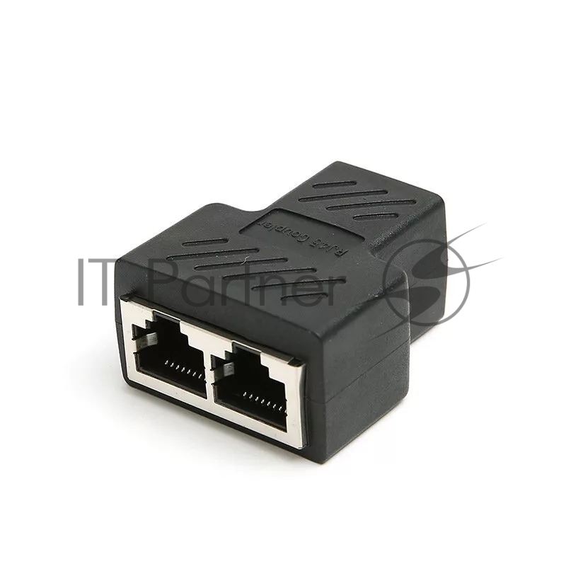 Переходник-разветвитель VCOM RJ-45 8P8C (F)<-->2 x 8P8C (F) ,FTP, ABS пластик, кат. 5eVCOM <CT252S>