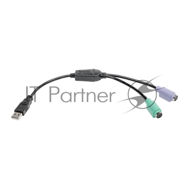 Переходник Tripp Lite USB to PS/2 Adapter - Keyboard and Mouse (A M to 2x Mini-Din6 F)