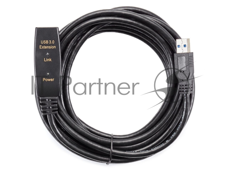 Кабель-адаптер USB3.0-repeater Aopen, удлинительный активный <Am-->Af> 5м QUST/qust<ACU827A-5M>