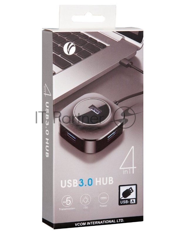 Кабель-концентратор USB3.0----4 USB3.0 +microUSB 0.3m VCOM (DH307)