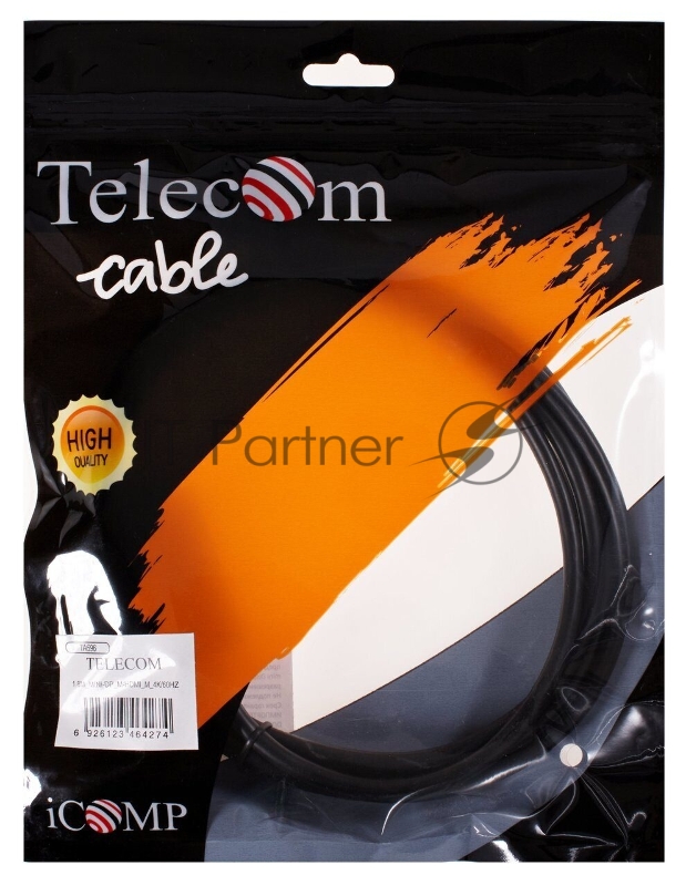 Кабель-переходник Mini DisplayPort M => HDMI M 4K@60Hz 1.8m Telecom <TA696-1.8M>