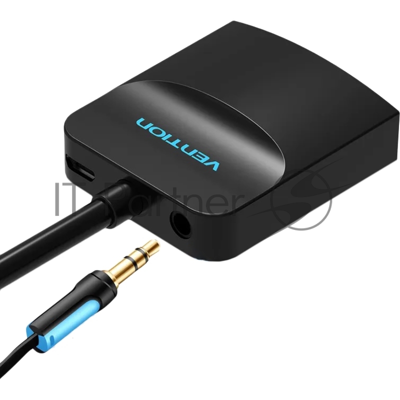 Мультимедиа конвертер Vention VGA + аудио > HDMI, гибкий, черный