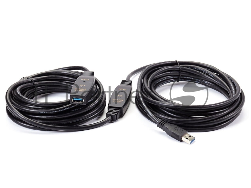 Кабель-адаптер USB3.0-repeater Aopen, удлинительный активный <Am-->Af> 10м QUST/qust<ACU827A-10M>