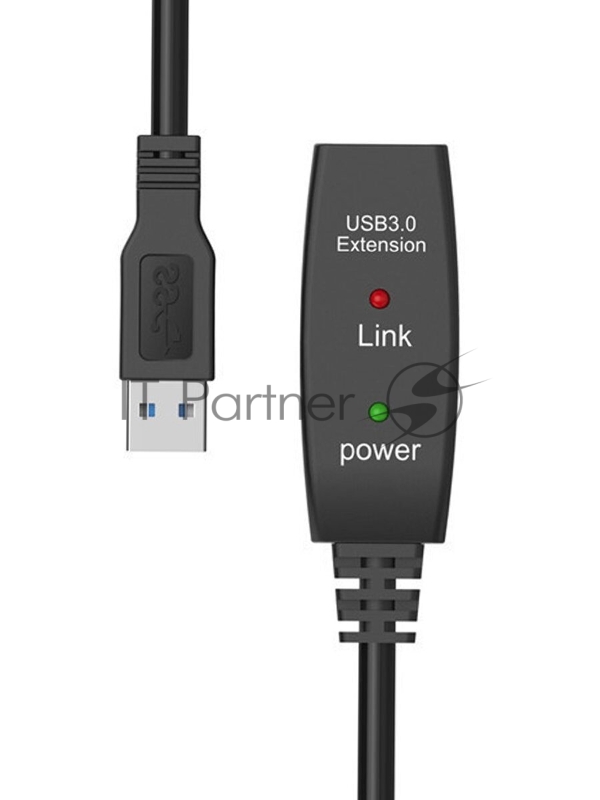 Кабель-адаптер USB3.0-repeater Aopen, удлинительный активный <Am-->Af> 10м QUST/qust<ACU827A-10M>