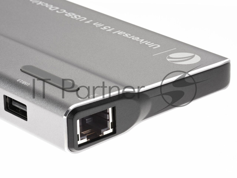 Адаптер VCOM TypeC -->3*USB3.0+2*USB2.0+VGA+RJ45+ Data+PD<CU4703>