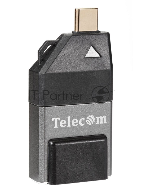 Переходник USB 3.1 Type-C(m) -->VGA(f), Aluminum Shell, Telecom <TA315C>