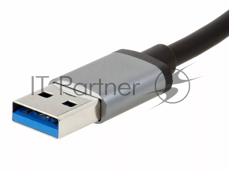 Переходник USB 3.0 -->RJ-45 1000Mbps+3 USB3.0, Aluminum Shell, 0.2м VCOM <DH312A>