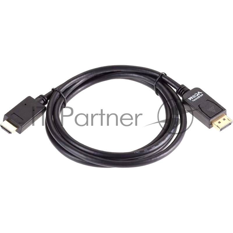 Кабель-переходник VCOM DisplayPort M-> HDMI M 4K@60Hz 1.8m VCOM (CG609-1.8M)