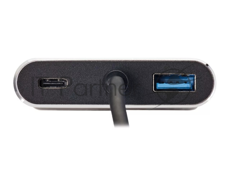Кабель-концентратор USB3.1 TypeCm -->HDMI+USB3.0+PD+VGA Alum Grey 4K@30Hz, Telecom<TUC055>