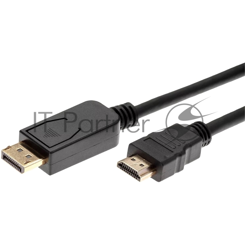 Кабель-переходник DisplayPort M-> HDMI M 4K@60Hz 1.8m VCOM/Aopen/Qust <ACG609-1.8M>