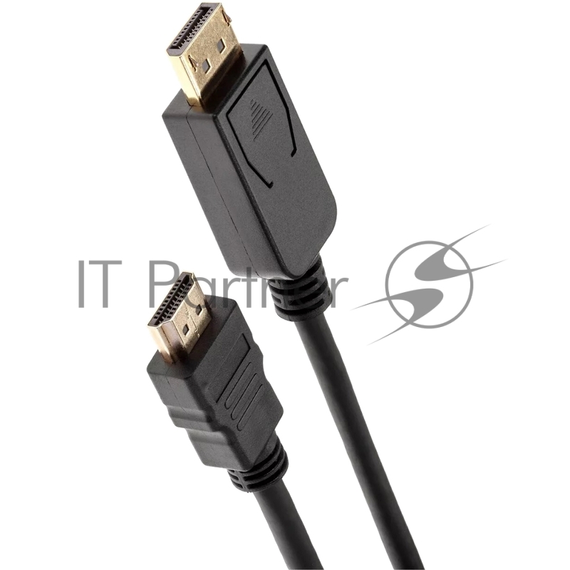 Кабель-переходник DisplayPort M-> HDMI M 4K@60Hz 1.8m VCOM/Aopen/Qust <ACG609-1.8M>