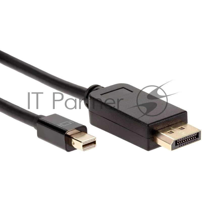 Кабель-переходник Mini DisplayPort M -> Display Port M 4K*60 Hz 1,8м VCOM/Aopen/Qust <ACG682-1.8M>