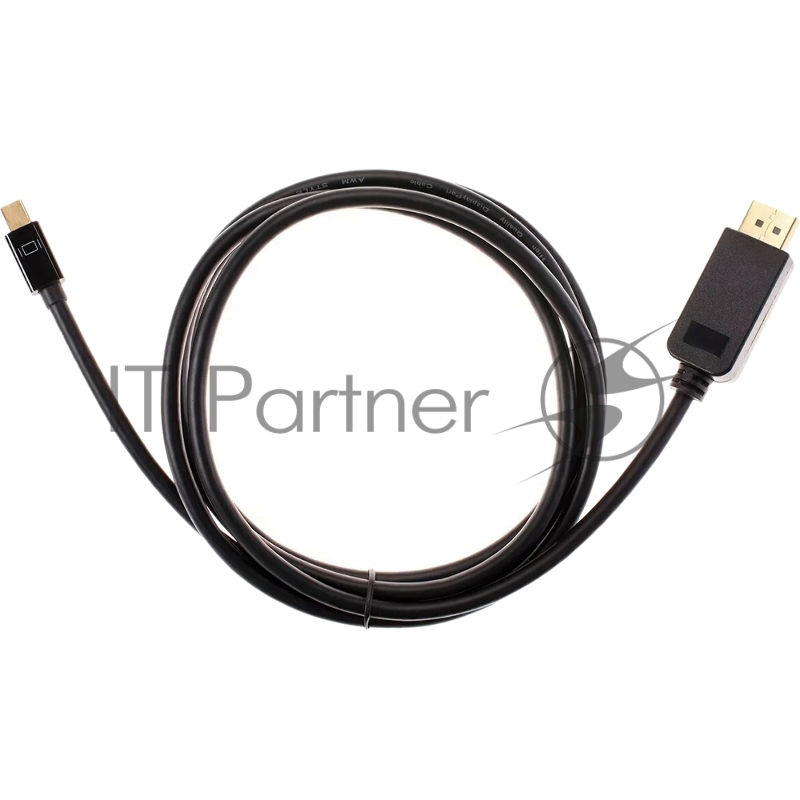 Кабель-переходник Mini DisplayPort M -> Display Port M 4K*60 Hz 1,8м VCOM/Aopen/Qust <ACG682-1.8M>