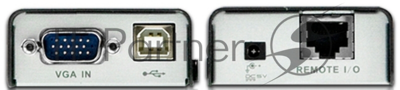 Удлинитель, SVGA+KBD+MOUSE USB ATEN, 100 метр., HD-DB15+USB A-тип/USB B-тип, Female, c KVM-шнуром USB, Б.П. 220> 5V (CE100-A7-G)