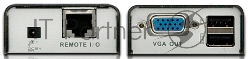 Удлинитель, SVGA+KBD+MOUSE USB ATEN, 100 метр., HD-DB15+USB A-тип/USB B-тип, Female, c KVM-шнуром USB, Б.П. 220> 5V (CE100-A7-G)