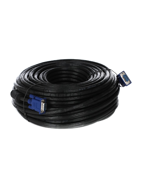 Кабель VCOM VVG6448-40MC монитор-SVGA card (15M-15M) 40м 2 фильтра