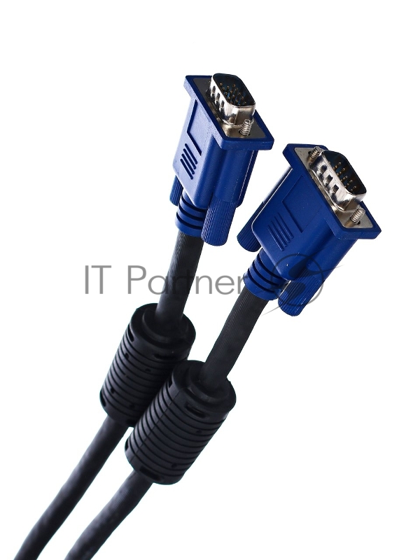 Кабель VCOM VVG6448-40MC монитор-SVGA card (15M-15M) 40м 2 фильтра