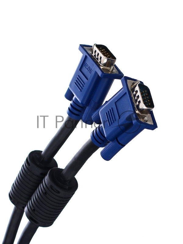 Кабель VCOM VVG6448-50MC Кабель монитор-SVGA card (15M-15M) 50м 2 фильтра