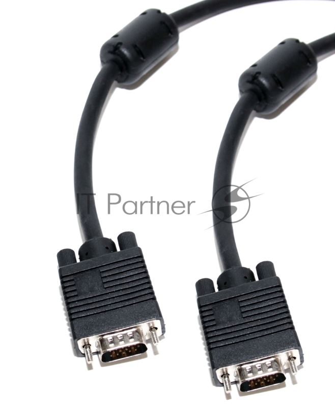 Кабель для монитора VGA (M) -) VGA (M), 1.8m, 5bites (APC-133-018) , ферритовые кольца