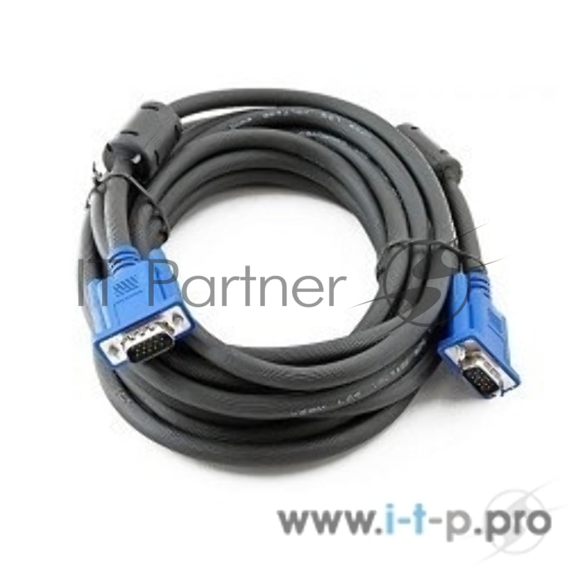 Кабель для монитора VGA (M) -) VGA (M), 1.8m, TV-COM (QCG341AD-1.8M), ферритовые кольца