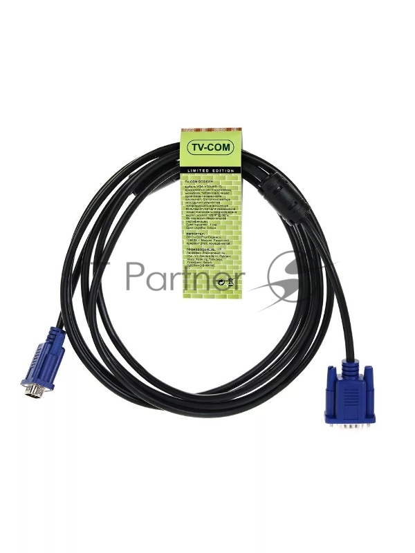 Кабель соединительный SVGA (15M/M) 3m 2 фильтра TV-COM <QCG120H-3M>