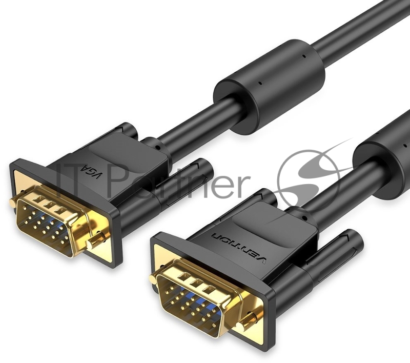 Кабель Vention VGA 15M/15M с 2 ферритовыми фильтрами - 2м