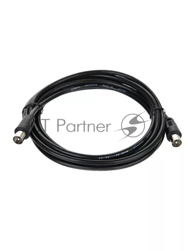 Кабель соединительный антенный 9.5mm, 75Ом,ТВ-М-->ТВ-M, 3m, Telecom (TTV9555-3M)