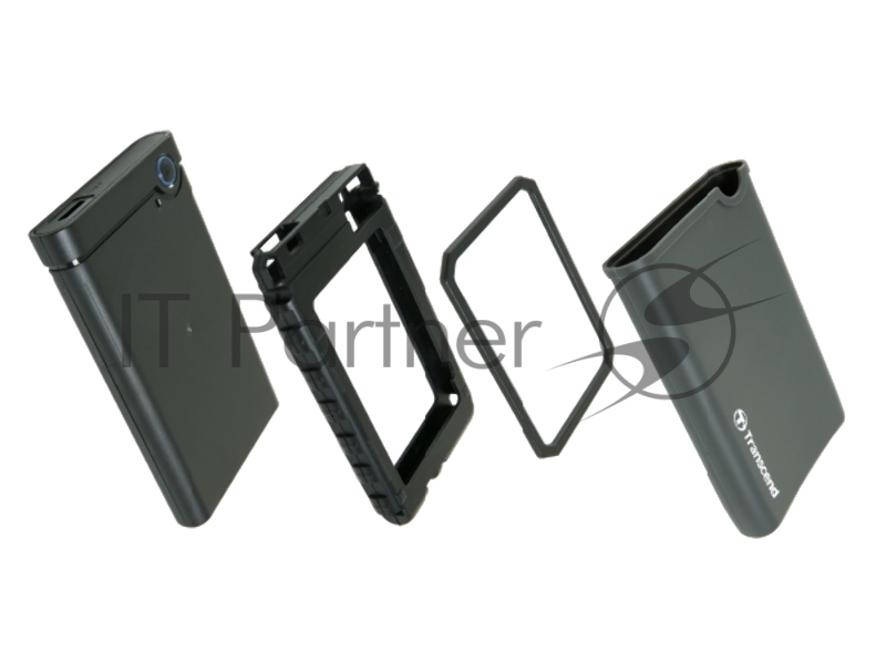 Комплект с корпусом для установки SSD/HDD Transcend StoreJet 25CK3, 2.5, conversion kit , Rubber housing