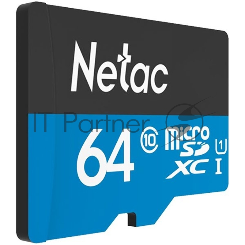 Флеш карта microSDHC 64GB Netac P500 <NT02P500STN-064G-S> (без SD адаптера) 80MB/s