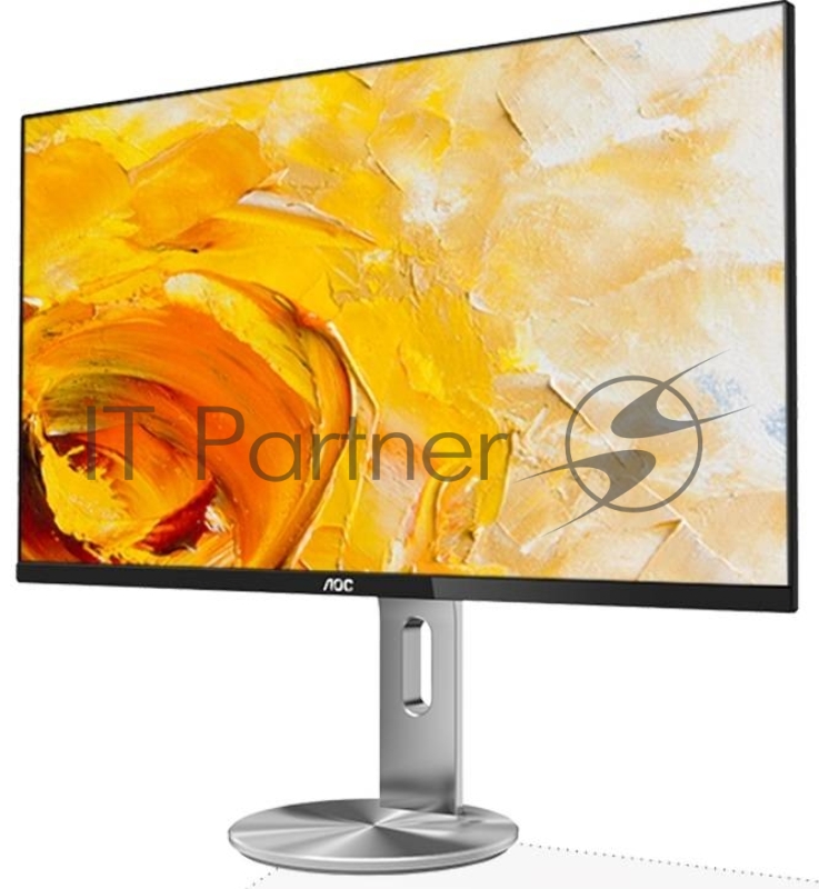 Монитор AOC 23.8 Professional I2490PXQU/BT(00/01) темно-серый IPS LED 4ms 16:9 HDMI M/M матовая HAS Pivot 1000:1 250cd 178гр/178гр 1920x1080 D-Sub DisplayPort FHD USB 5.53кг
